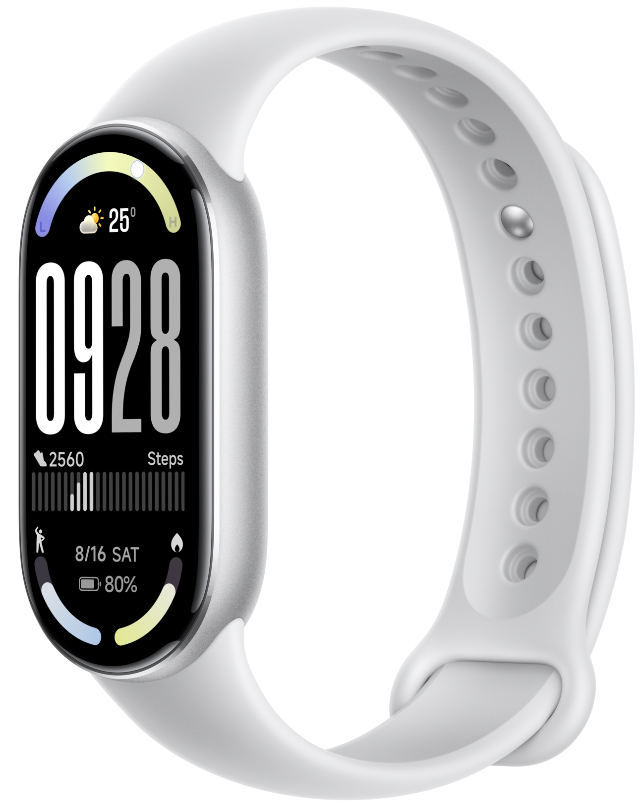 Xiaomi Smart Band 10 Srebrny – Elegancka bransoletka fitness z nowoczesnymi funkcjami
