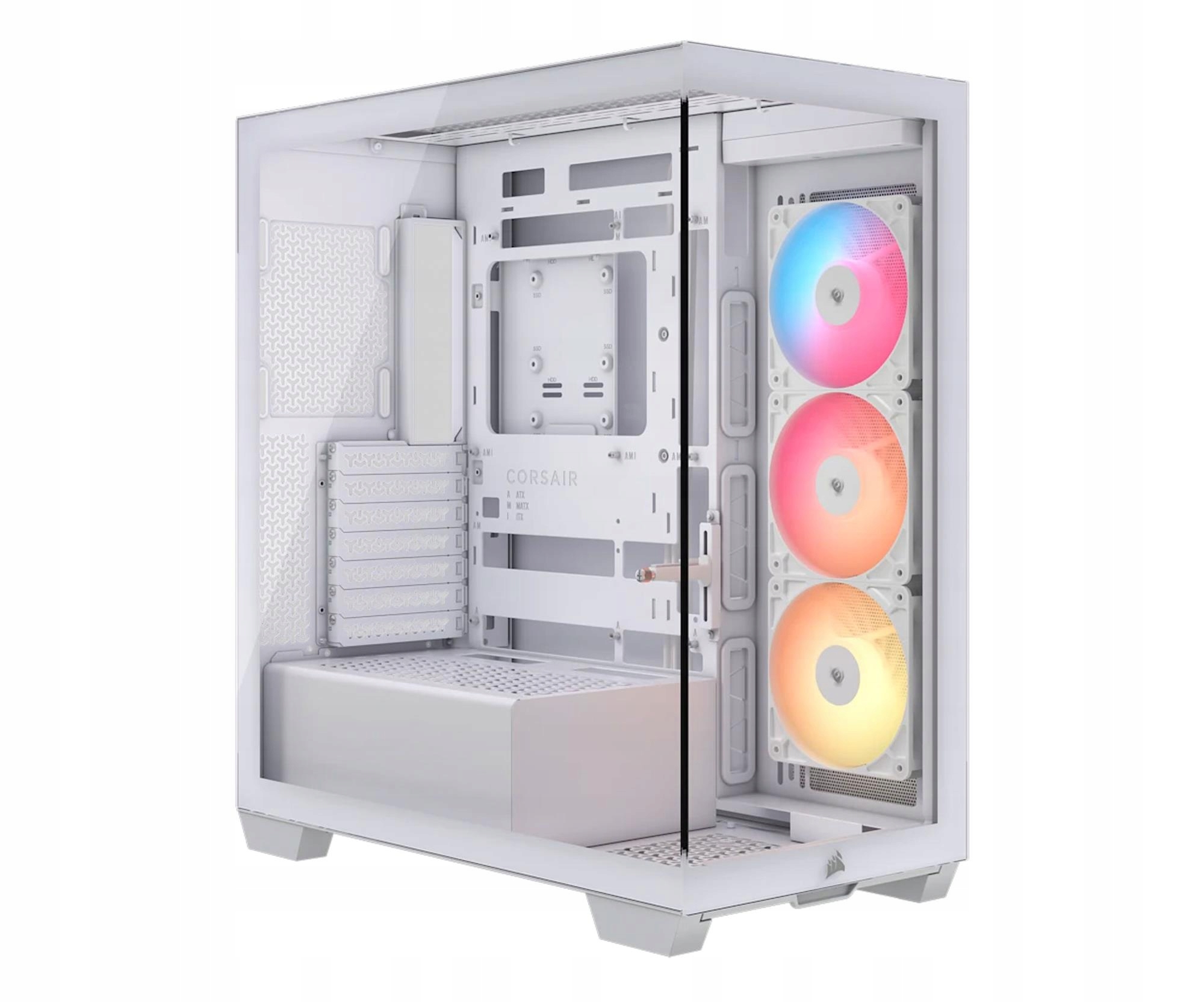 Wbudowane wentylatory RGB – 3x 120 mm Corsair RS Reverse