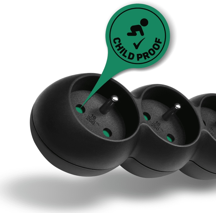 Sześć gniazdek – Wygodne podłączenie wielu urządzeń