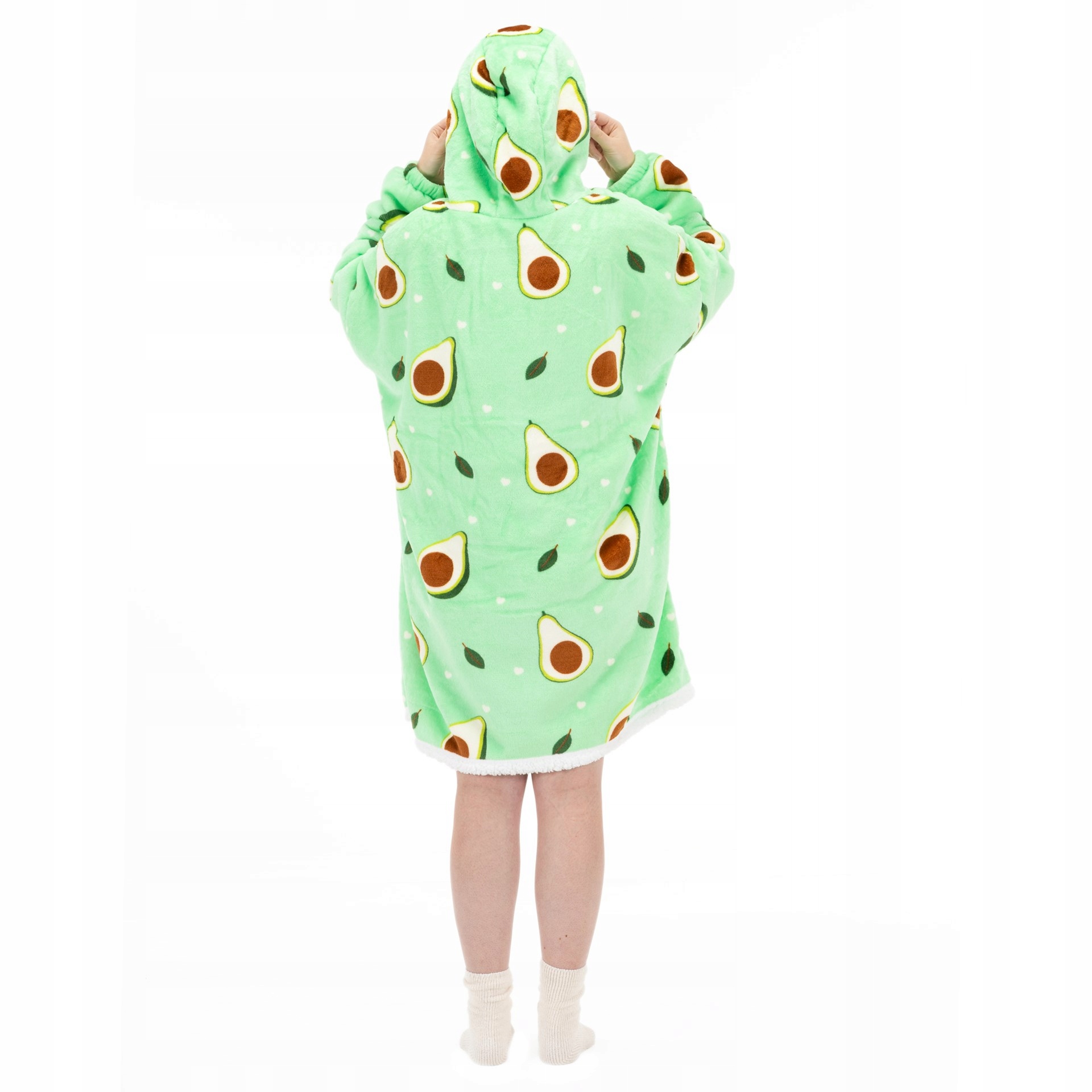 Kocobluza damska oversize 2w1 z kapturem – Ciepło i wygoda na każdą okazję