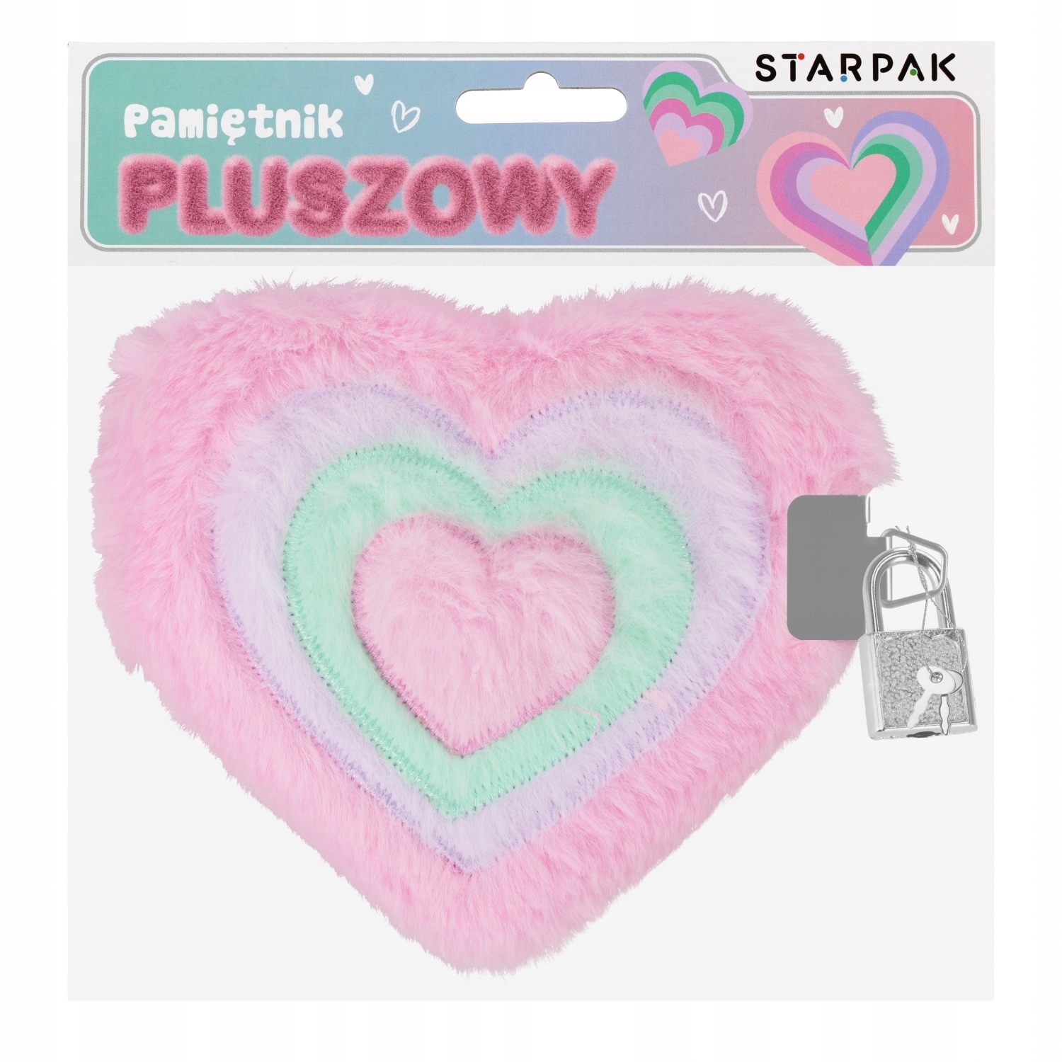 Pamiątnik Plusz Zam 130x110/64k Serce – Idealny dla małych marzycieli