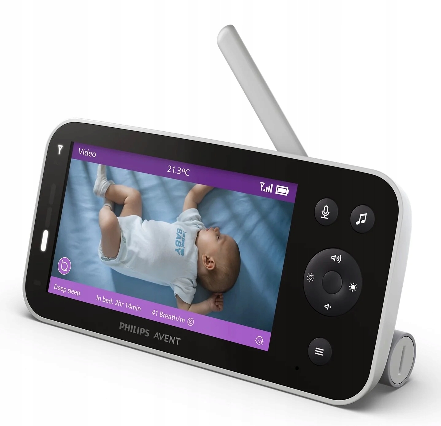 Wbudowany termometr i lampka nocna – Idealne warunki dla Twojego maluszka