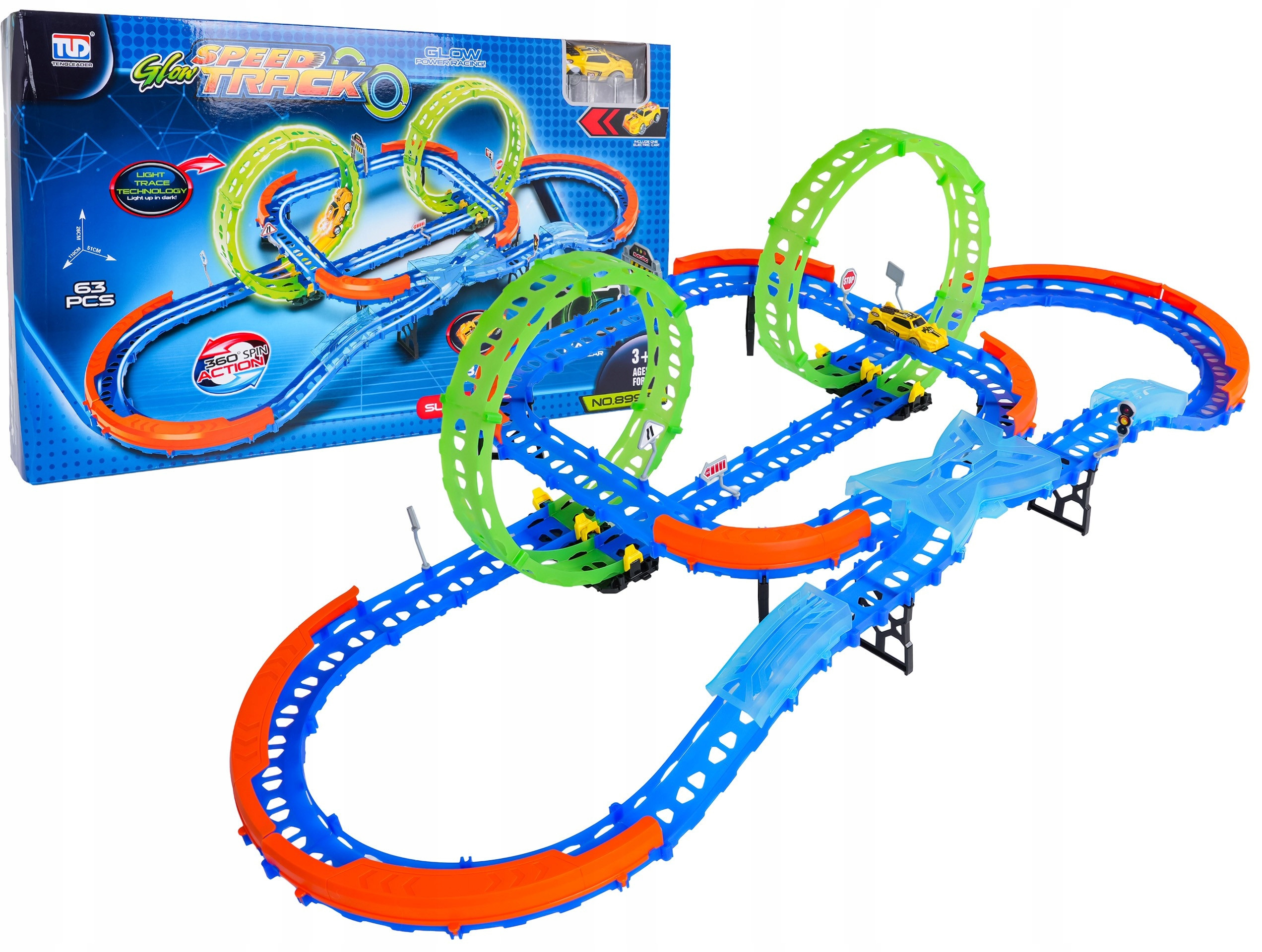 Tor Wyścigowy Świecący w Ciemności 63el. – Niezapomniane wyścigi w mroku