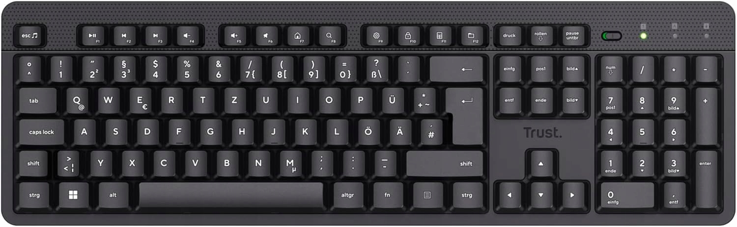 Cicha i komfortowa praca dzięki membranowym klawiszom