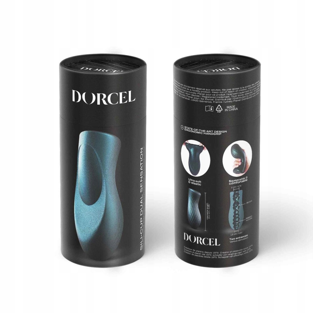 Marc Dorcel Sili-Cup Dual Sensation – Nowoczesny masturbator dla wyjątkowych doznań