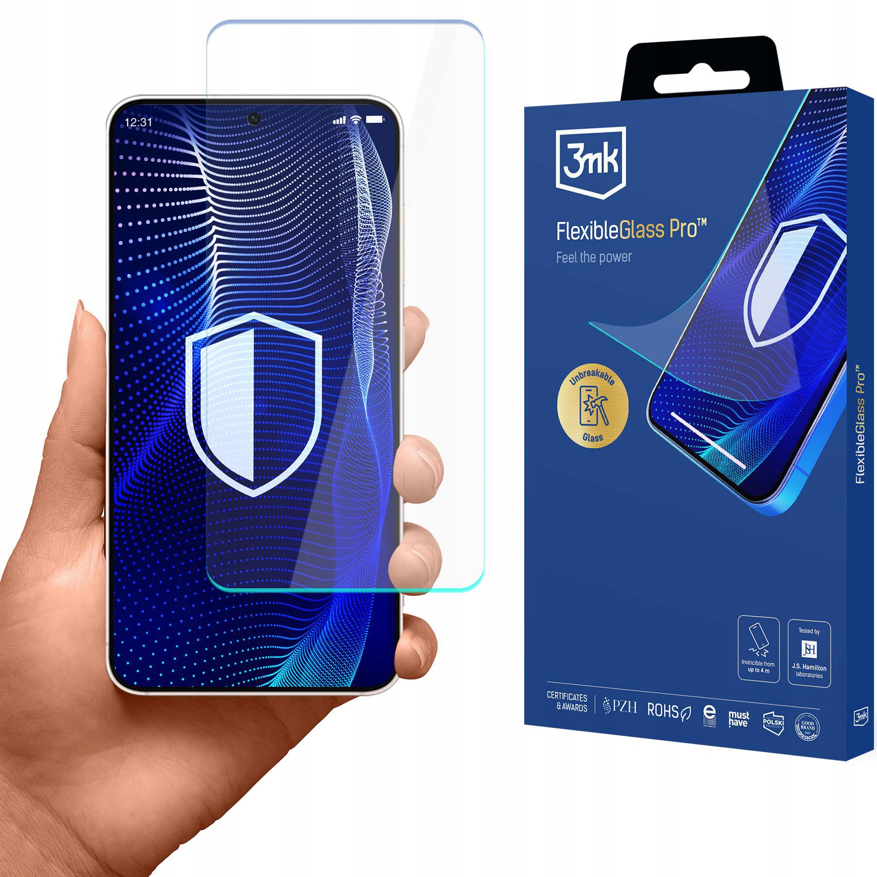 Samsung Galaxy S25 Edge – Szkło hybrydowe 3mk FlexibleGlass Pro