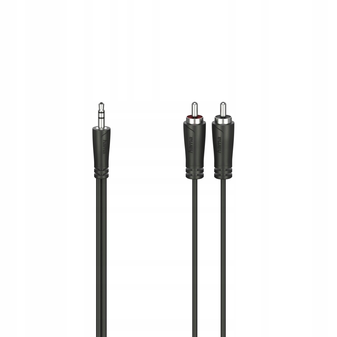 Kabel Jack 3.5mm - RCA (Cinch) x2 1.5m czarny – Doskonała jakość dźwięku