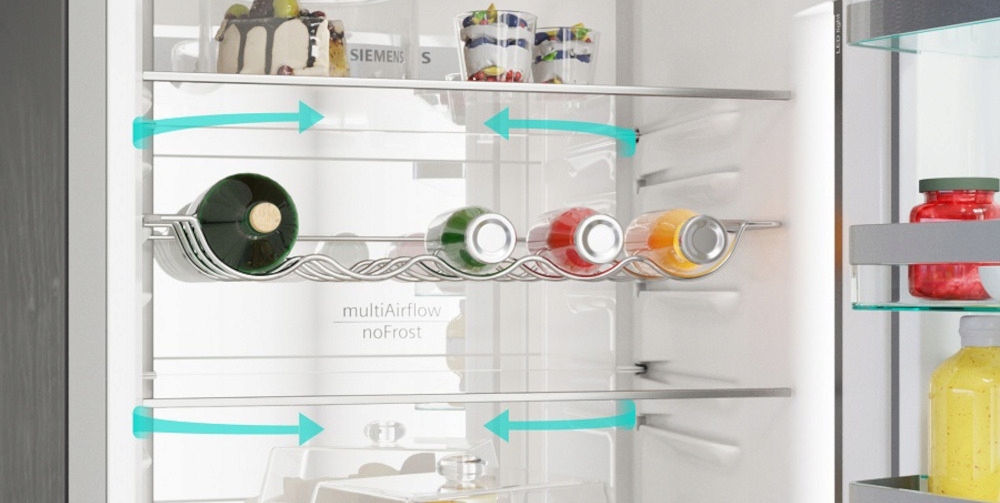 System MultiAirflow – równomierne chłodzenie