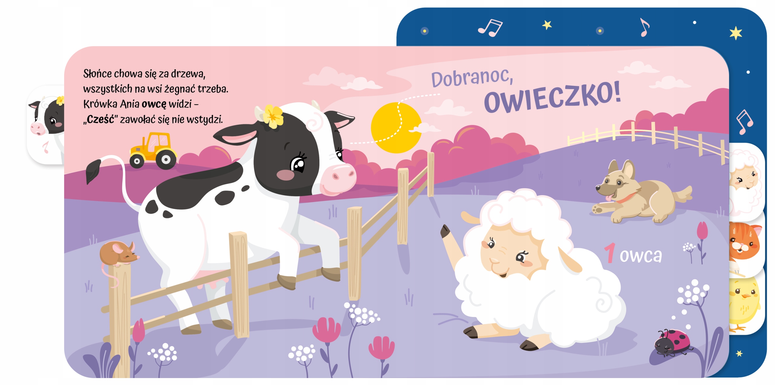 Wiejskie zwierzątka i ich dźwięki
