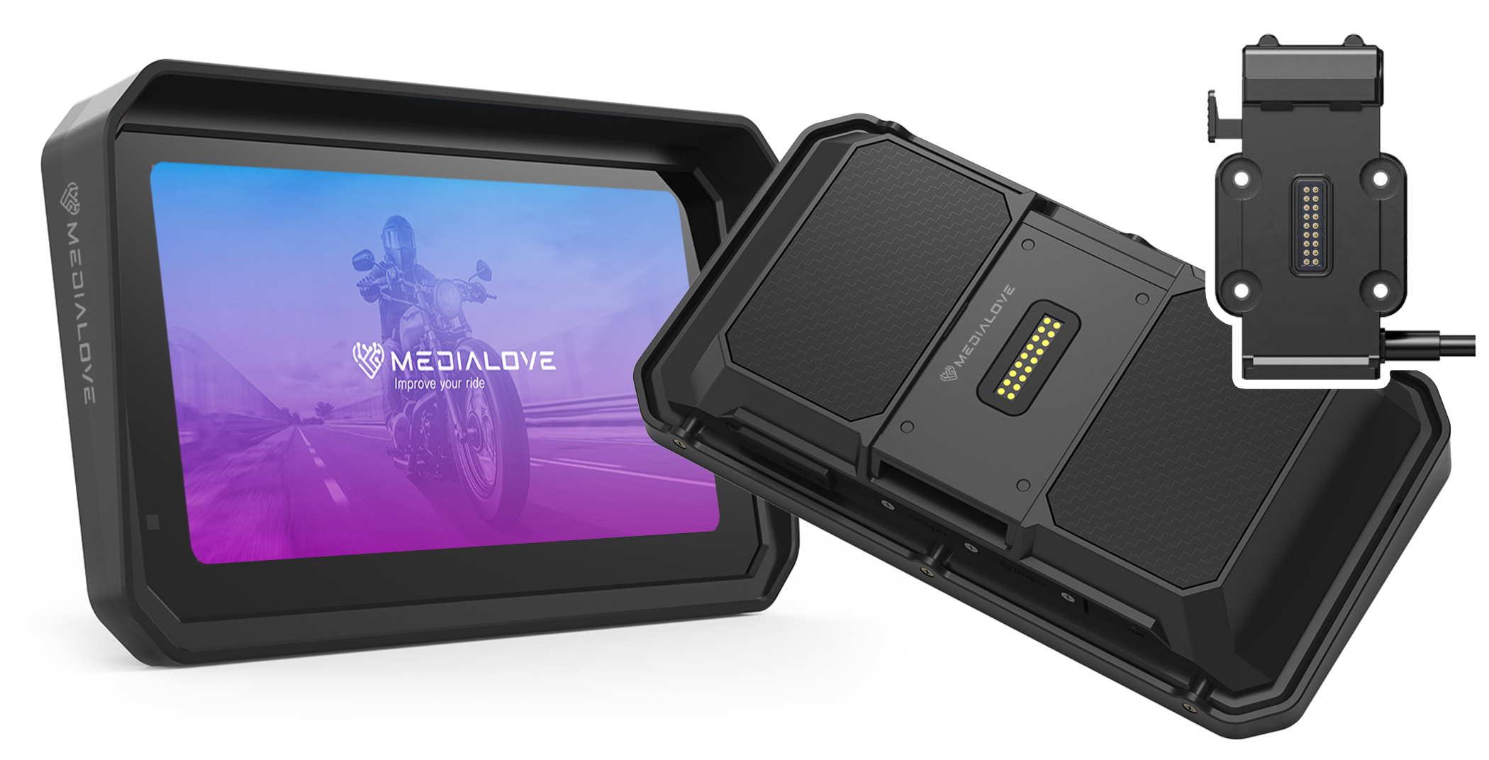 Ekran motocyklowy M6 Quick Carplay Android Auto – Nowoczesne rozwiązanie dla motocyklistów