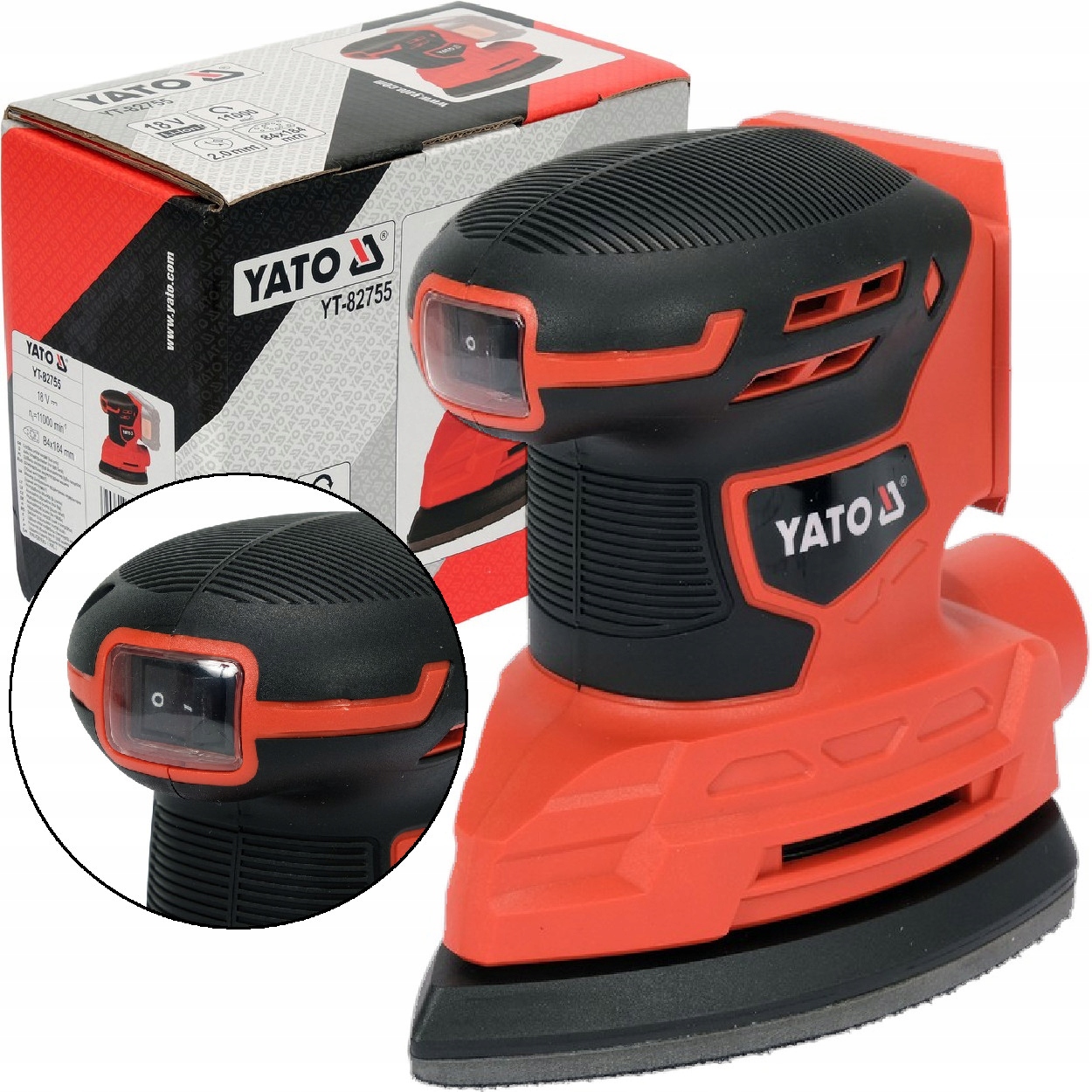 SZLIFIERKA OSCYLACYJNA DELTA 18V 84x184mm – Idealne narzędzie do renowacji