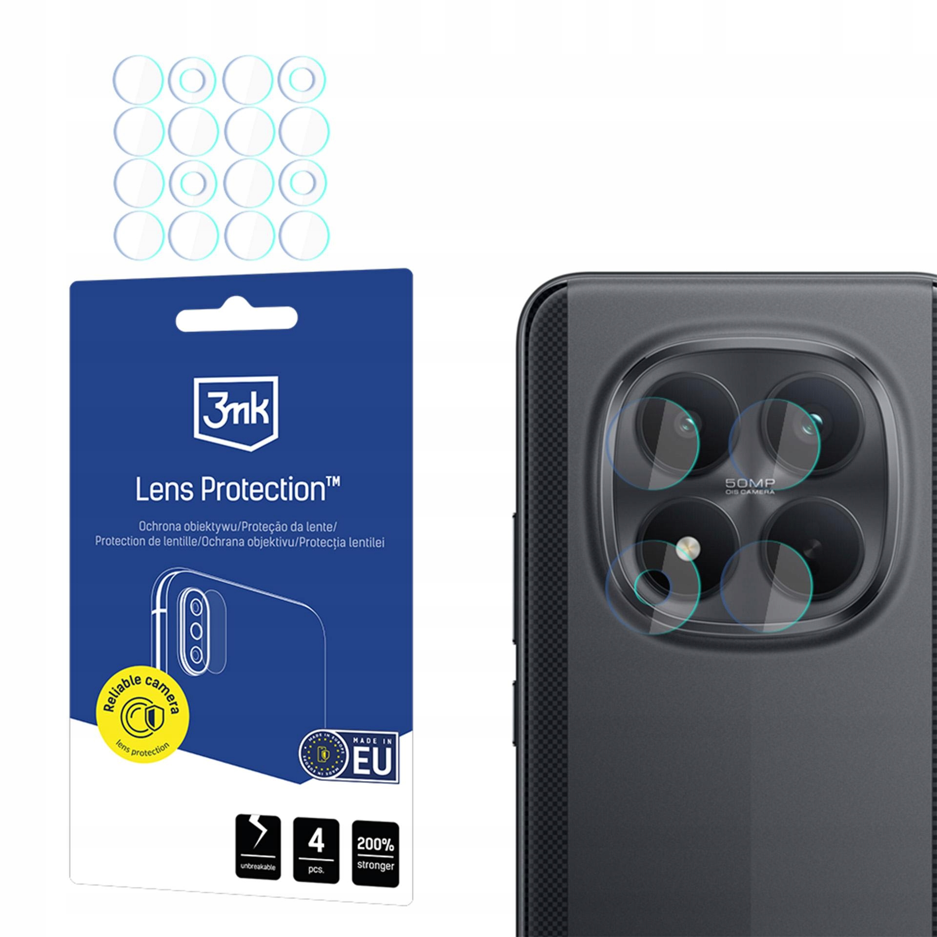 Poco M8 Pro 5G – Ochrona obiektywu z hybrydowym szkłem 3mk Lens Protection