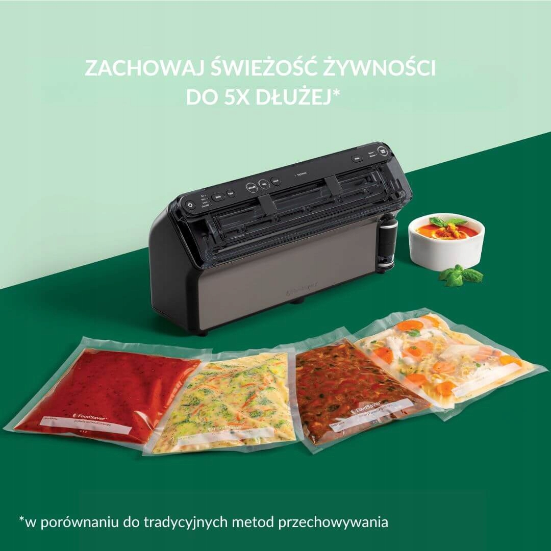 Automatyczne pakowanie próżniowe – Zachowaj świeżość żywności do 5x dłużej