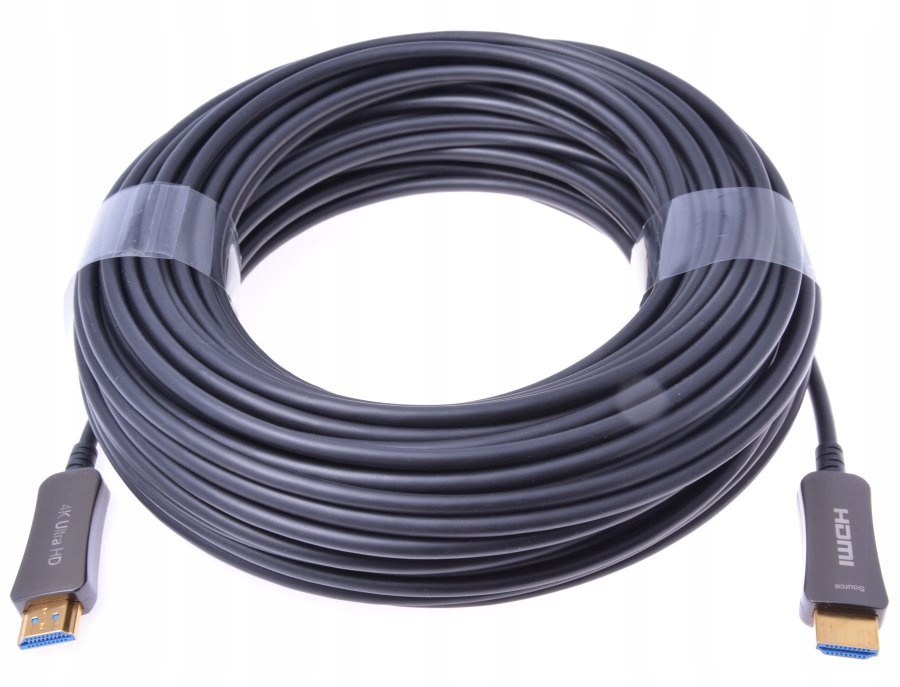 Kabel HDMI 30m czarny – Wysoka jakość połączenia audio-wideo