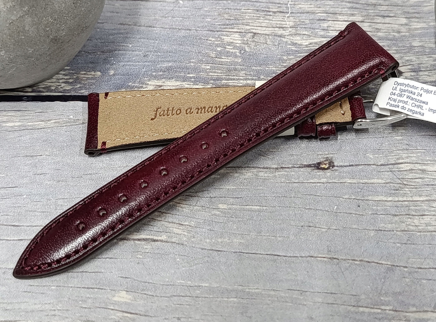 Ręcznie wykonany pasek z wysokiej jakości skóry