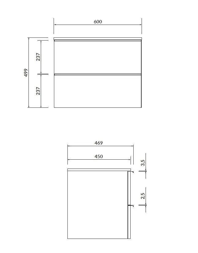 Cechy charakterystyczne szafki pod umywalkę Virgo