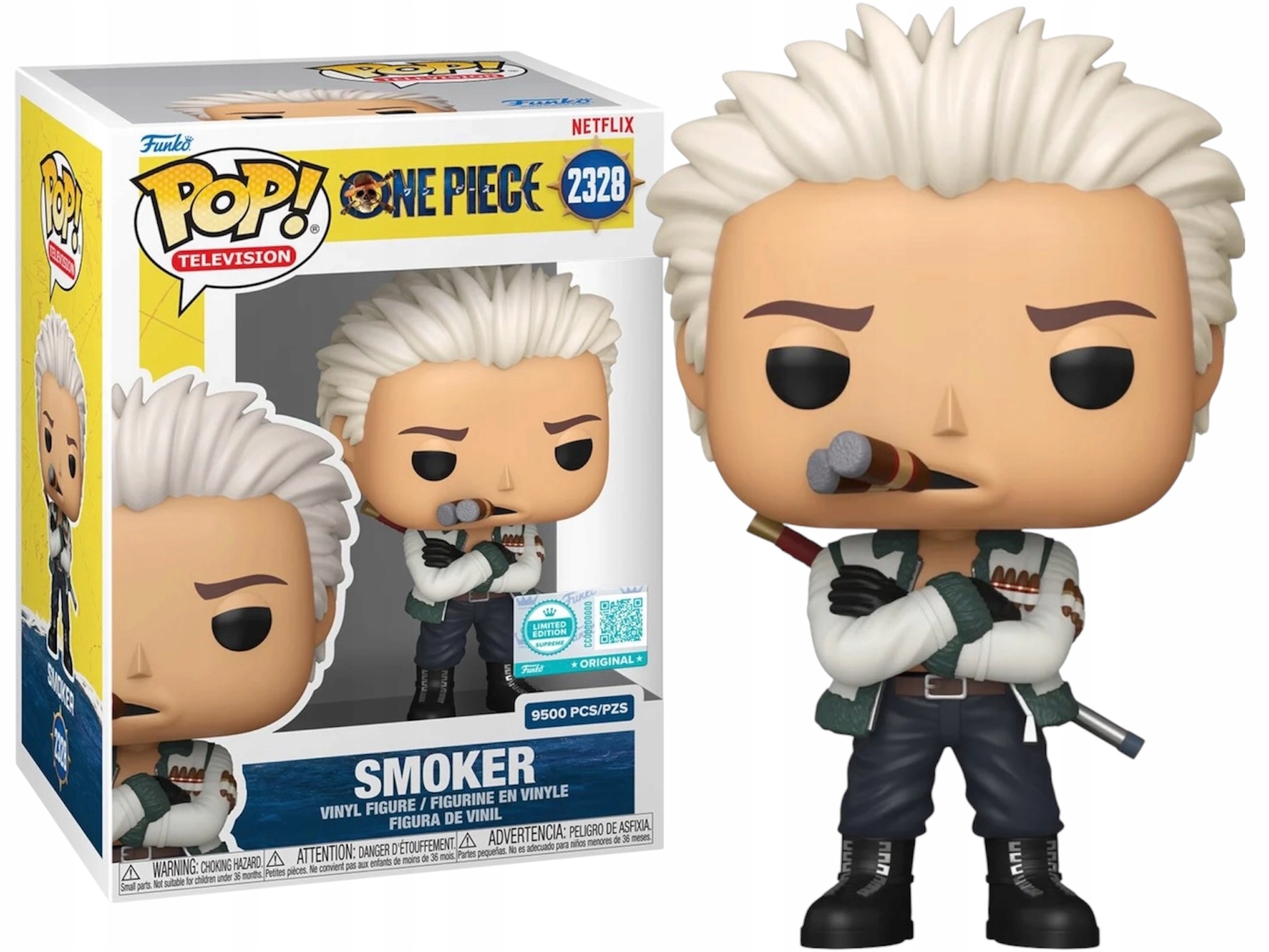 Vinyl Exclusive Supreme OPLA Smoker – Kolekcjonerska figurka dla fanów One Piece