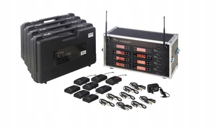 The t.bone Free Solo PT 520 MHz 8-Kanałowy Rack Bezprzewodowy z Antenowym – Profesjonalny system audio