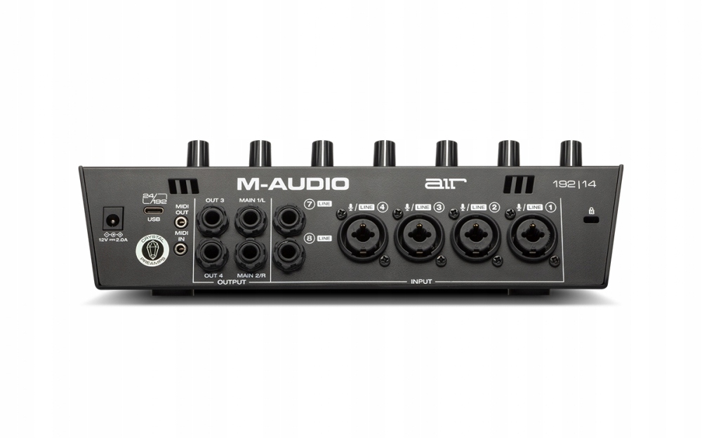 Kluczowe cechy interfejsu audio AIR 192/14