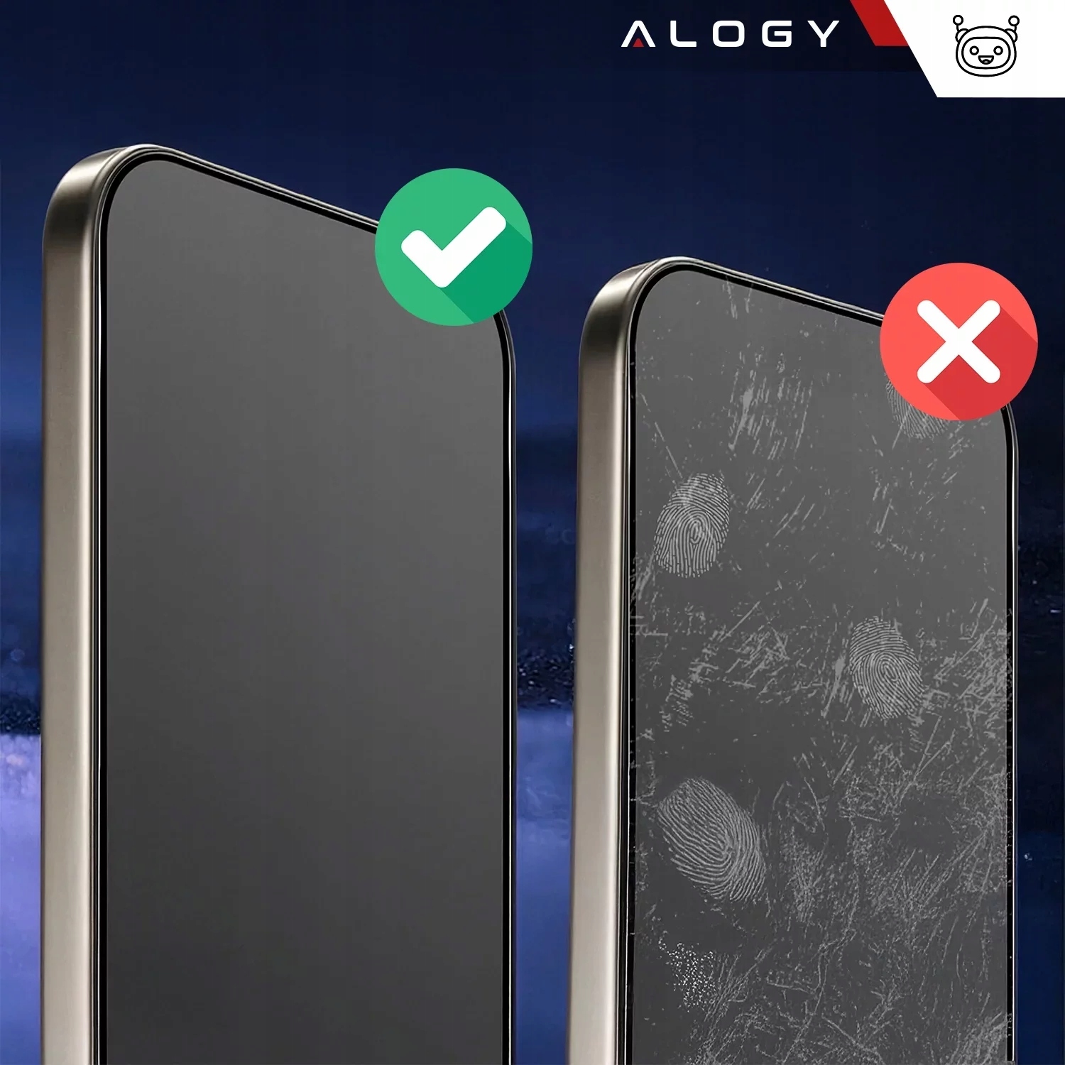 Łatwy montaż z ramką EasyShield™