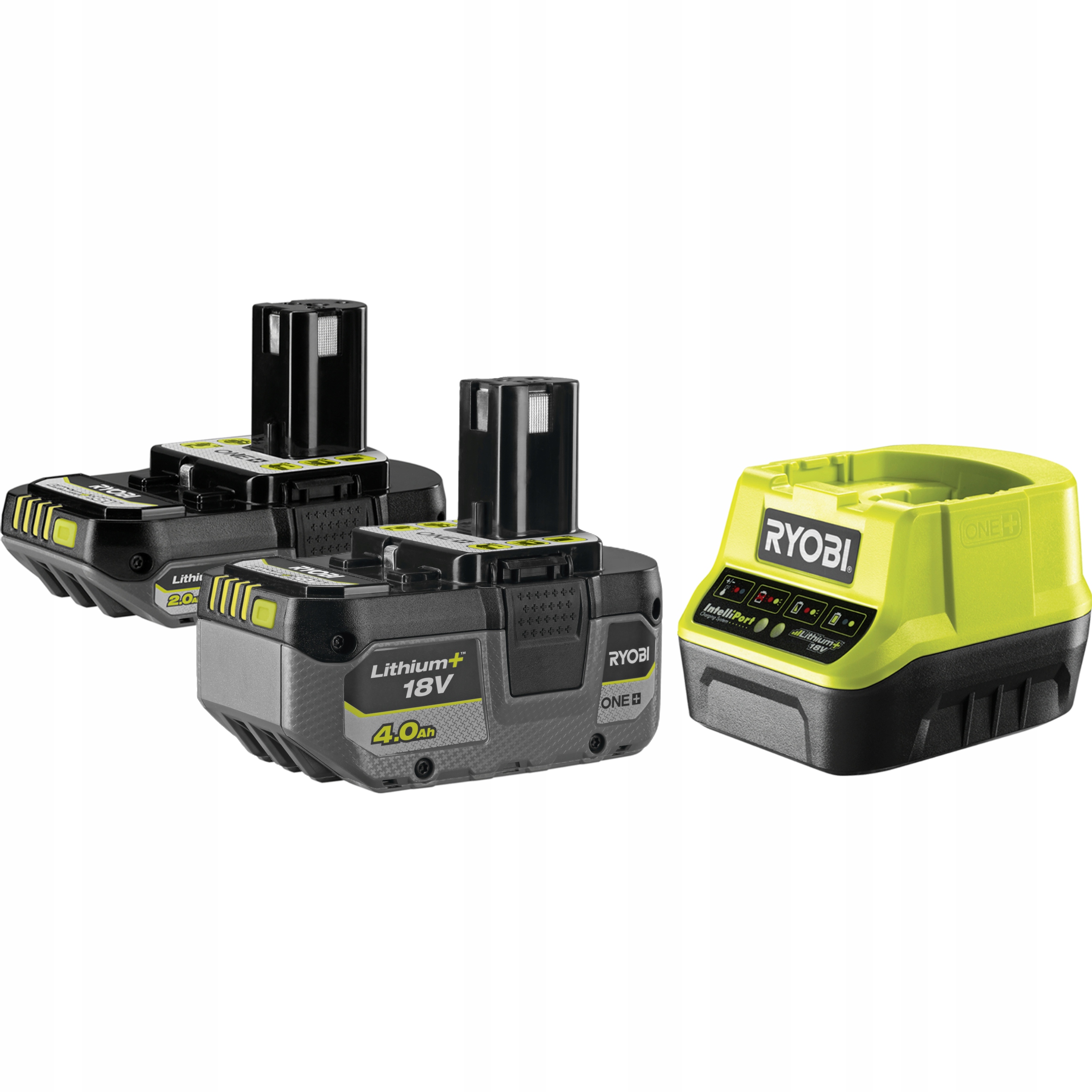 Dwa akumulatory w zestawie – 4,0Ah i 2,0Ah dla dłuższej pracy