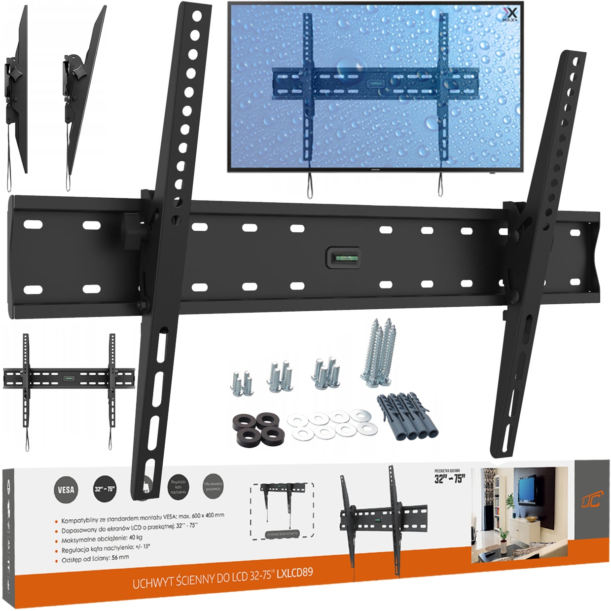 Uchwyt ścienny do LCD 37-99
