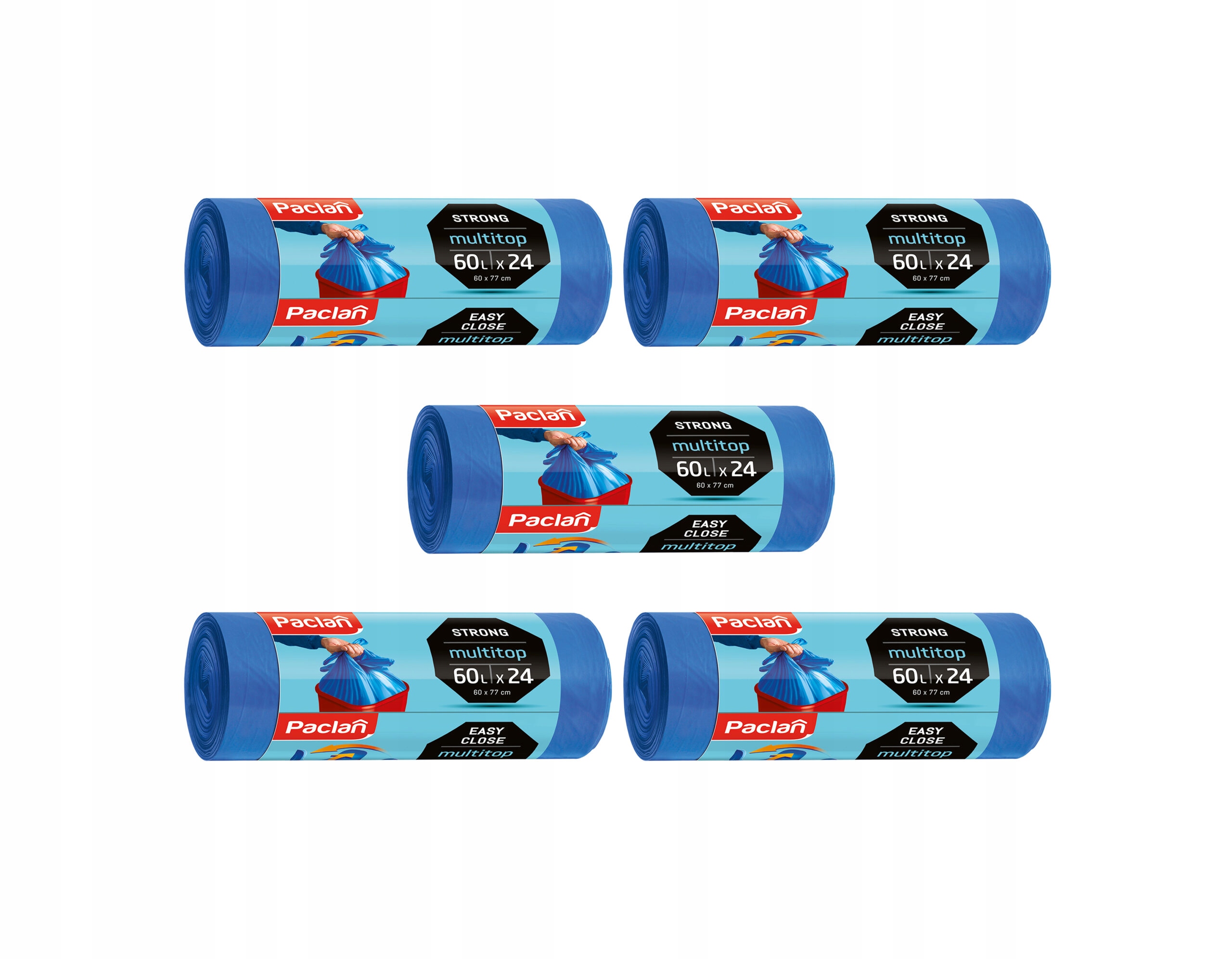 Osram Paclan Premium Worki na śmieci 60L/10szt – Wytrzymałe i praktyczne rozwiązanie dla Twojego domu