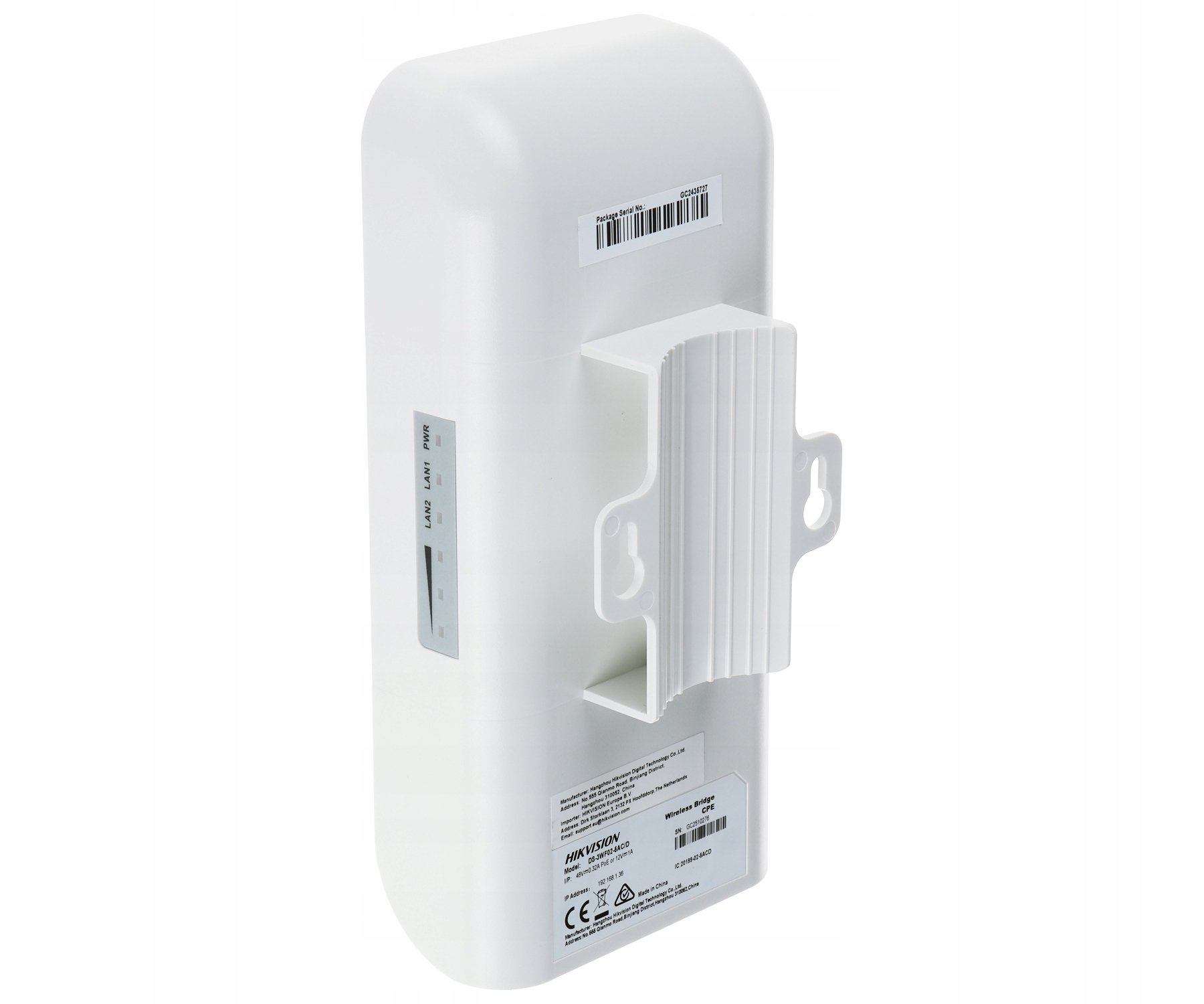 Bezprzewodowy Most Wi-Fi DS-3WF02-5AC/D Hikvision – Stabilne połączenie w Twojej sieci