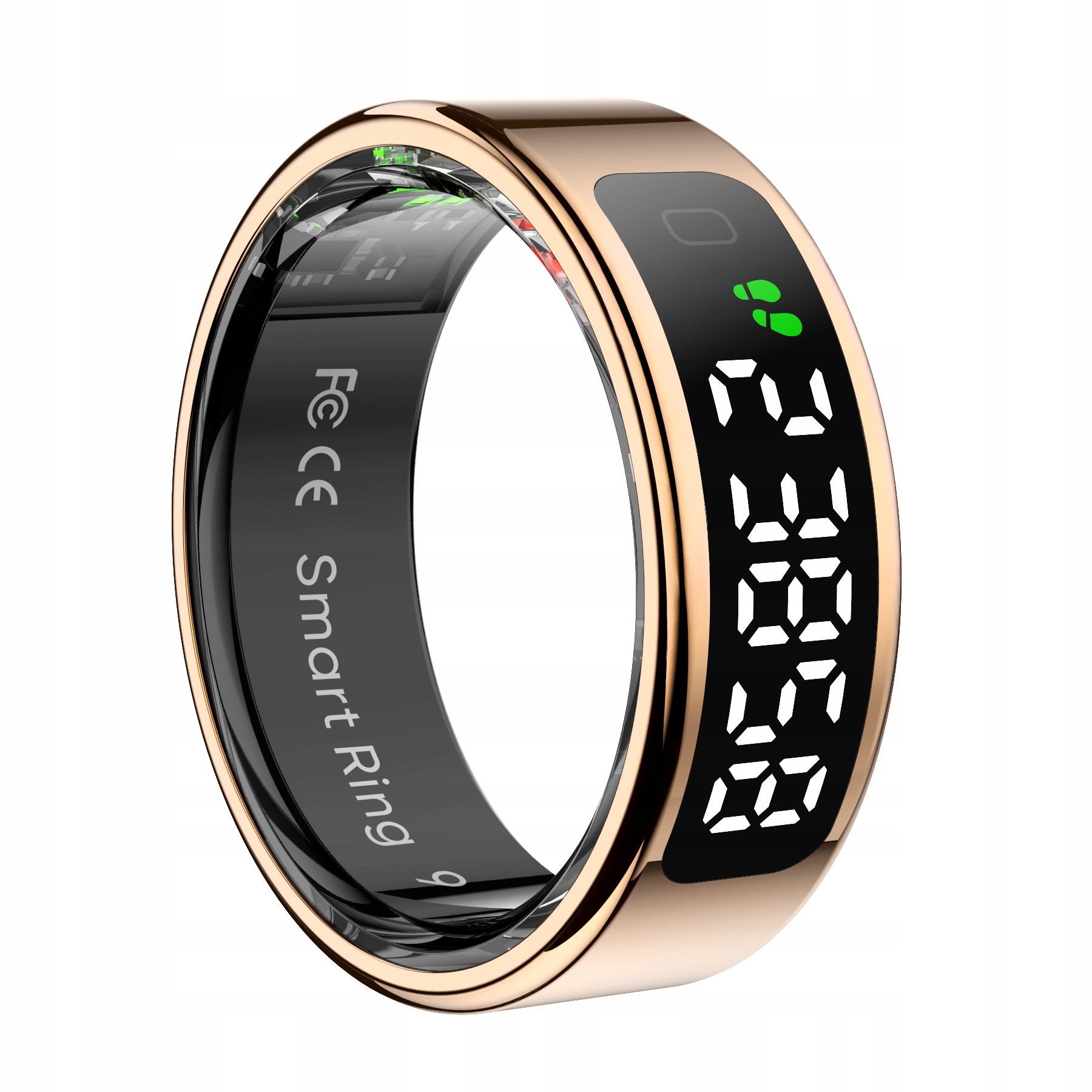 Smartring SR11 Rose Gold – Inteligentny pierścień z wyświetlaczem LED