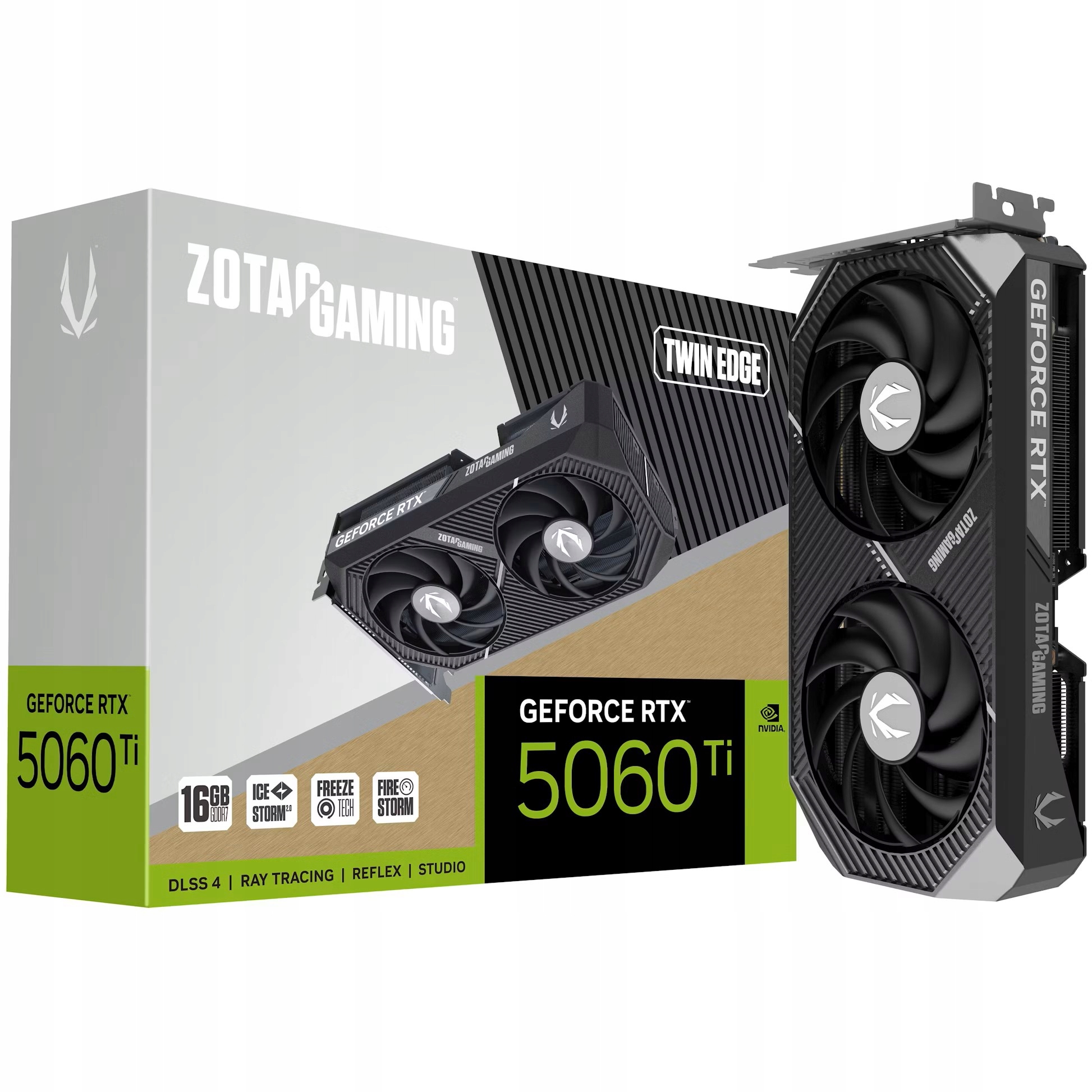 ZOTAC GAMING GeForce RTX 5060 Ti Twin Edge – Wydajność w Twoim komputerze
