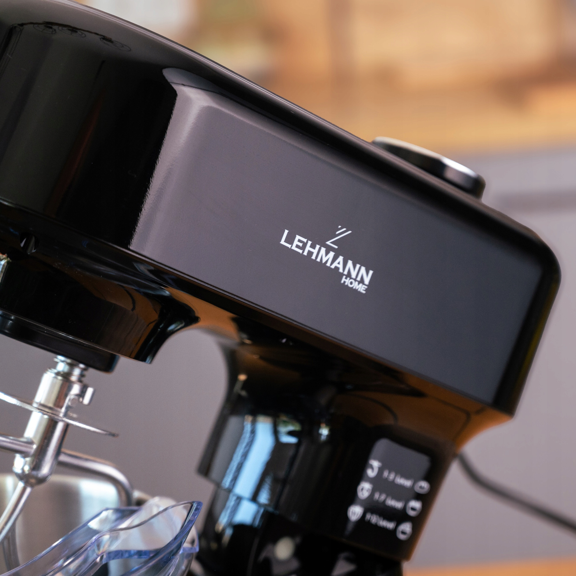 ROBOT PLANETARNY KUCHENNY MIKSER GRZANIE MISY DO 45°C WBUDOWANA WAGA PANEL Kolor dominujący czarny