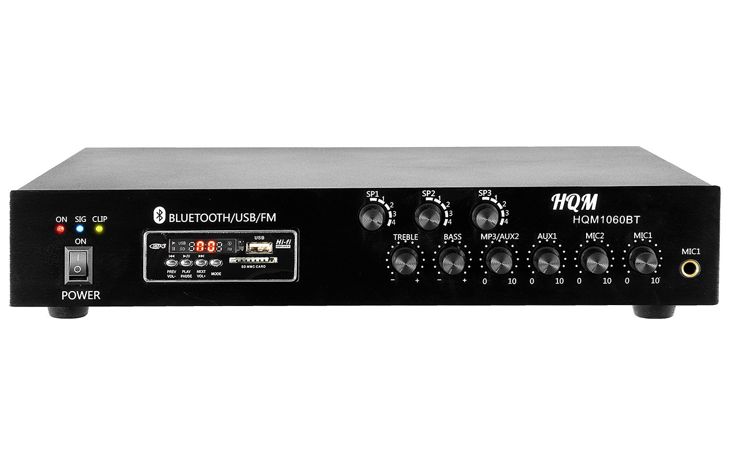 Wzmacniacz PA HQM1060BT/S 60W – Idealne rozwiązanie dla Twojego systemu audio