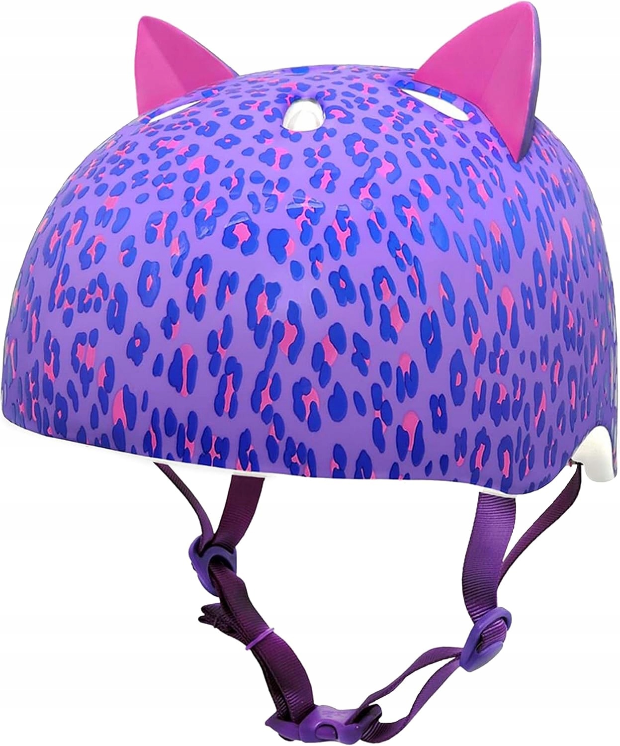 Kask dziecięcy juniorski RASKULLZ LEOPARD KITTY – Bezpieczny i modny wybór dla młodych sportowców