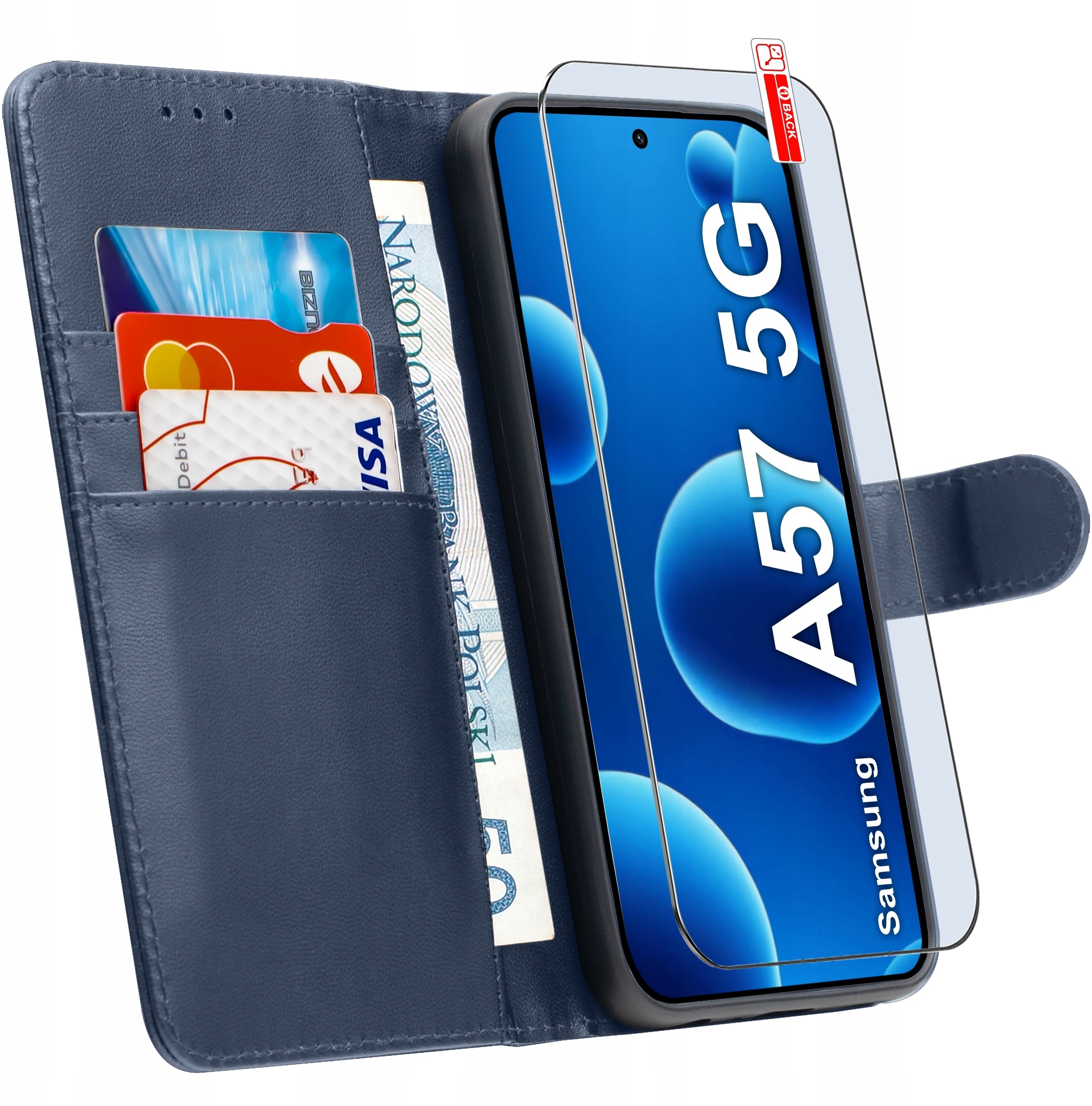 Etui z klapką do Samsung A57 5G – Bezpieczna ochrona i styl