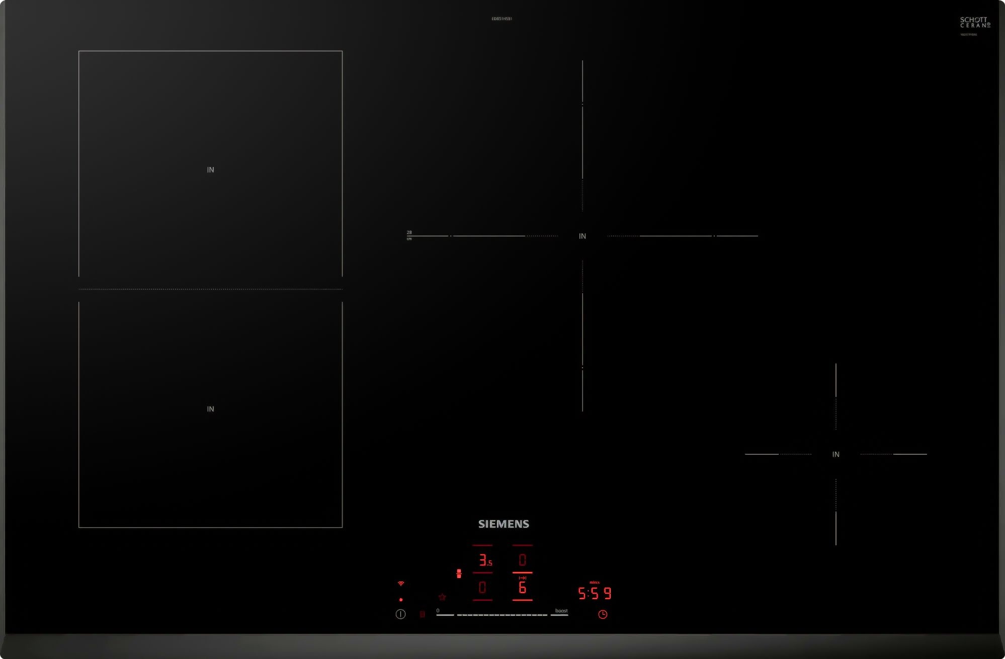 Bezpieczeństwo użytkowania – blokada rodzicielska i wskaźnik ciepła