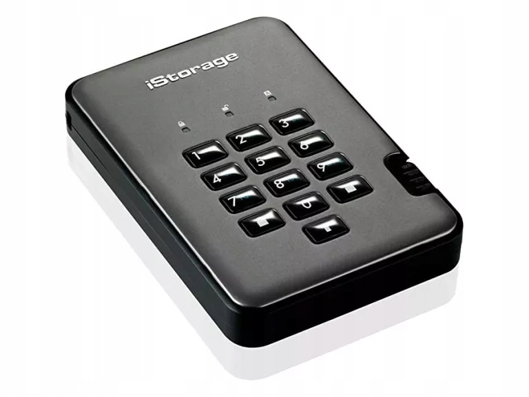 iStorage diskAshur PRO2 – Zewnętrzny dysk twardy 500 GB z zaawansowanym szyfrowaniem