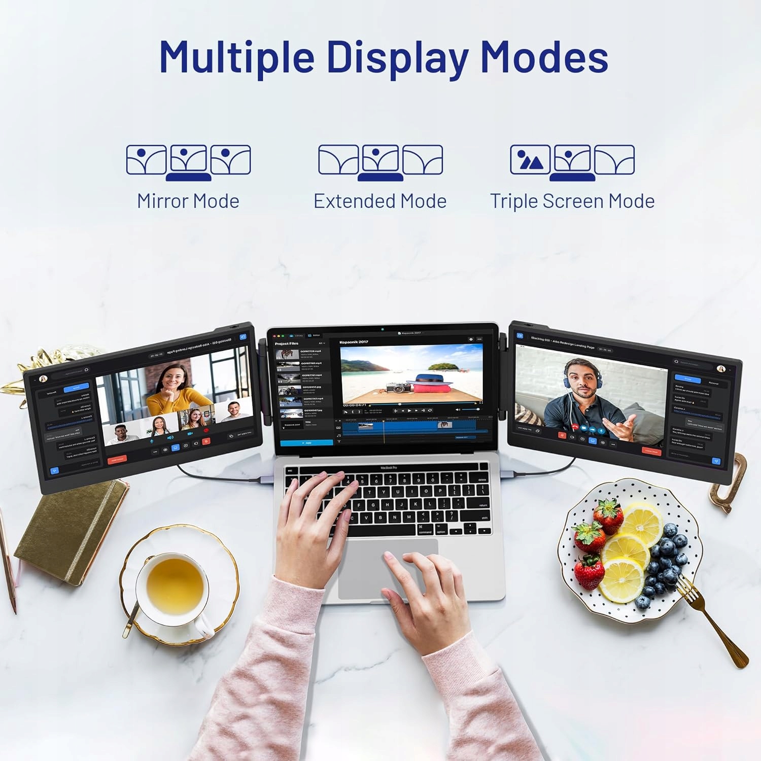 Stabilny składany stojak dla wygody użytkowania