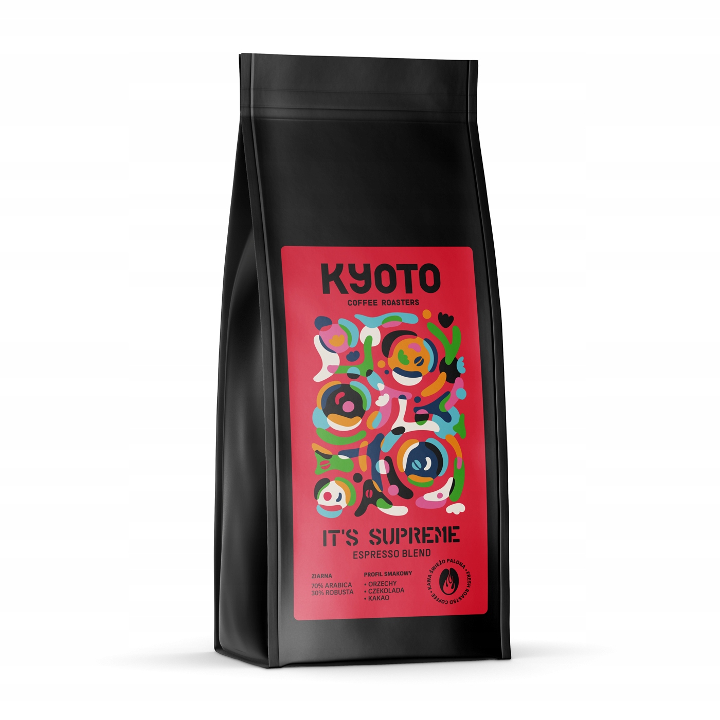 Mieszanka kawy: 70% Arabica i 30% Robusta
