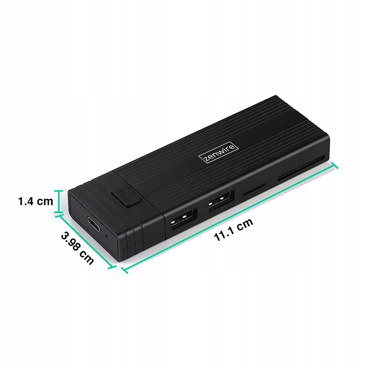 Wbudowane porty: USB-A, SD i micro SD