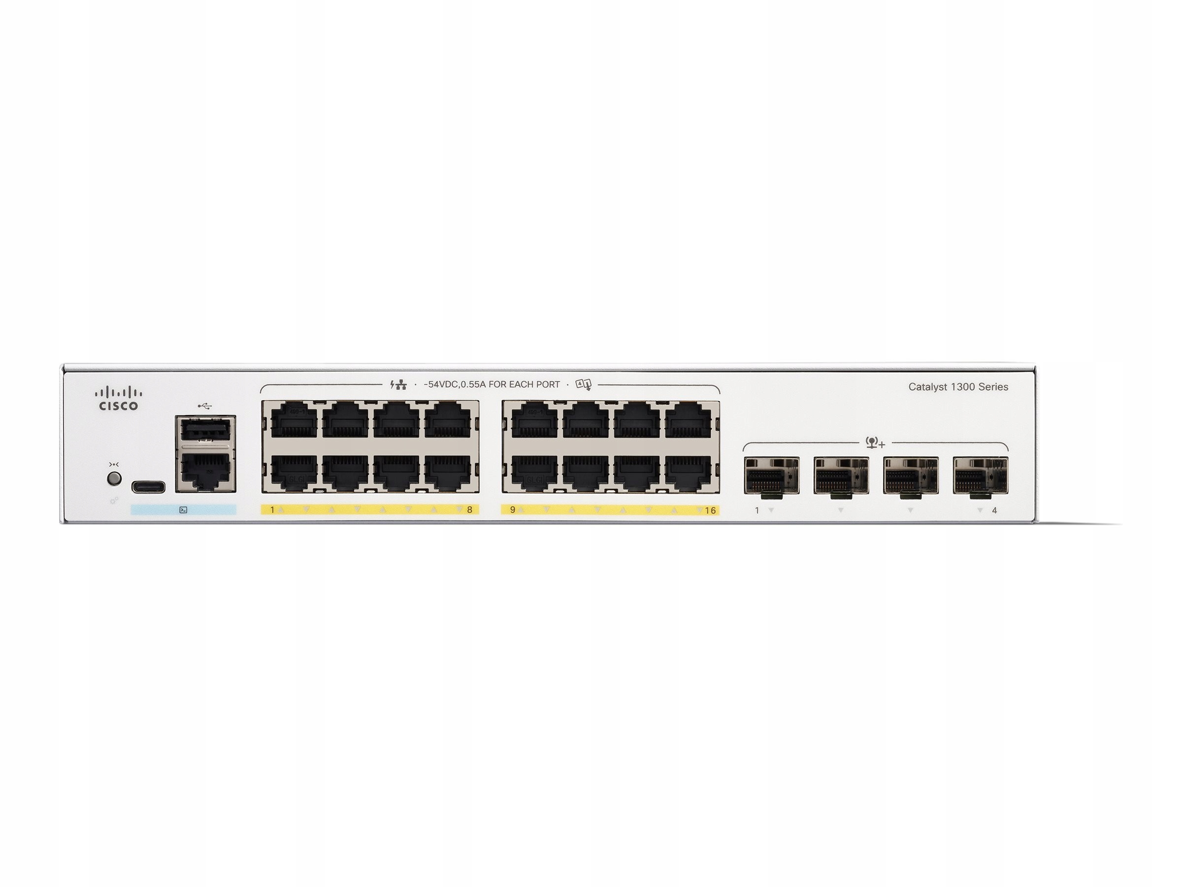 Zarządzany przełącznik L2/L3 z 16 portami Gigabit Ethernet