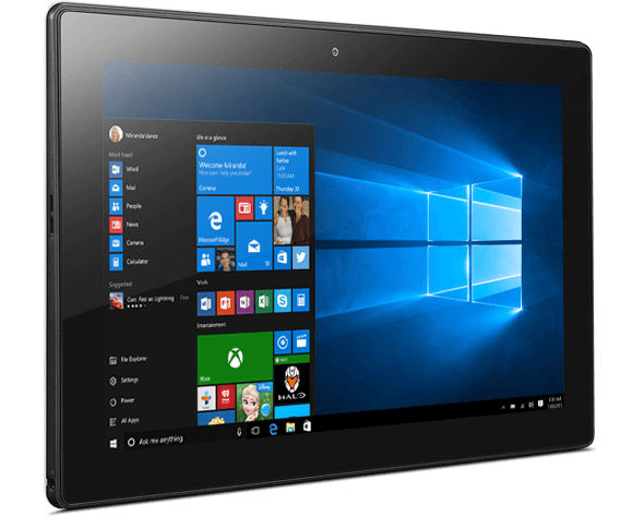 Windows 10 Home jest standardem w Miix 310. Windows 10 Home jest standardem w Miix 310.