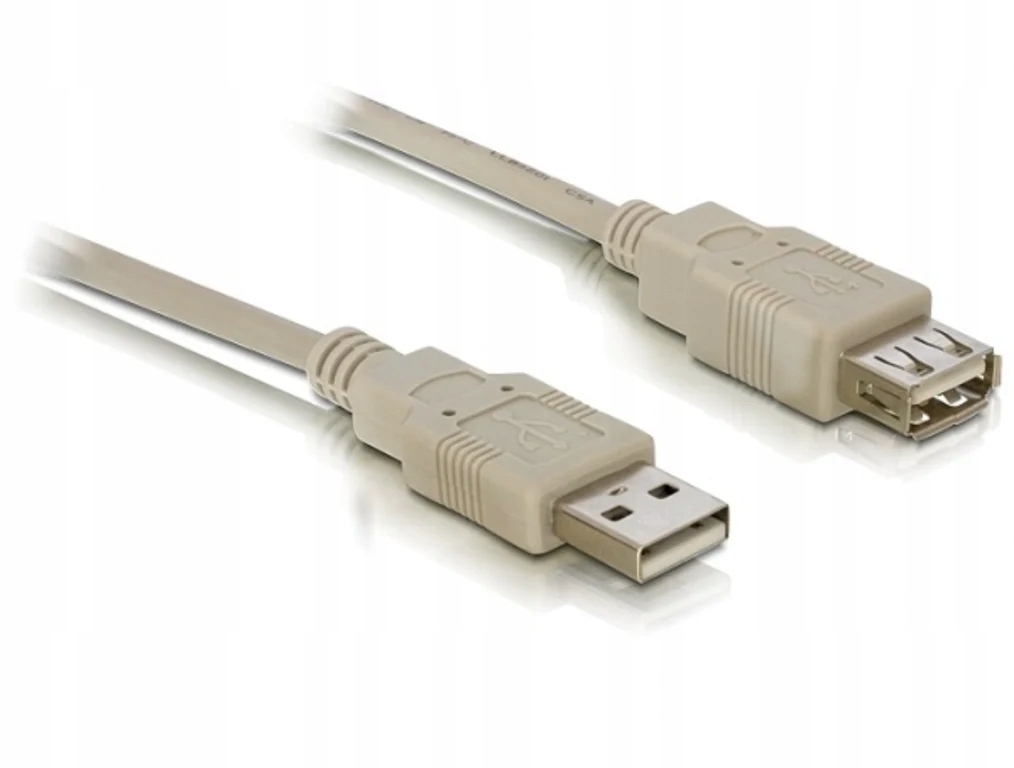 Kabel USB-A - USB-A 2 m Biały (82240) – Idealne połączenie dla Twojego sprzętu