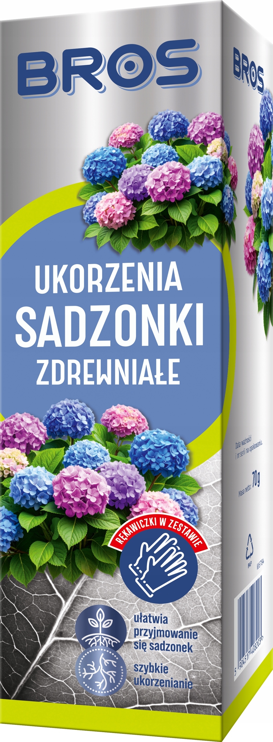 BROS Ukorzenianie Sadzonki Zdrewniałe 70g – Idealny nawóz do ukorzeniania roślin