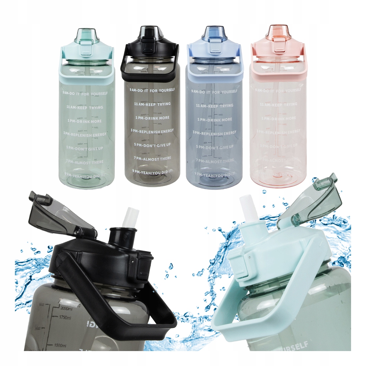 Kolory do wyboru – personalizuj swoją butelkę