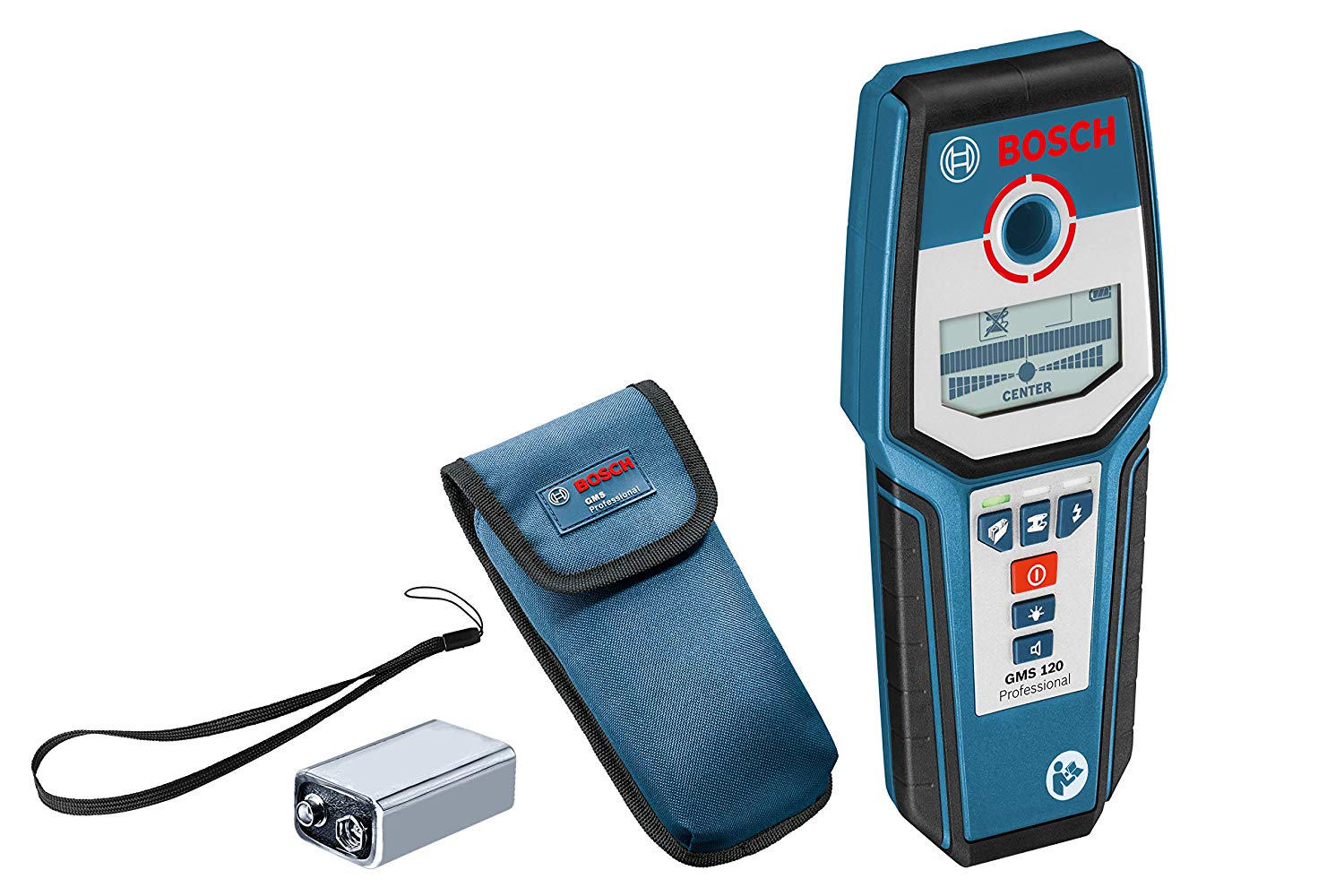 Telemetr BOSCH GMS 120 – Niezawodny detektor do prac budowlanych