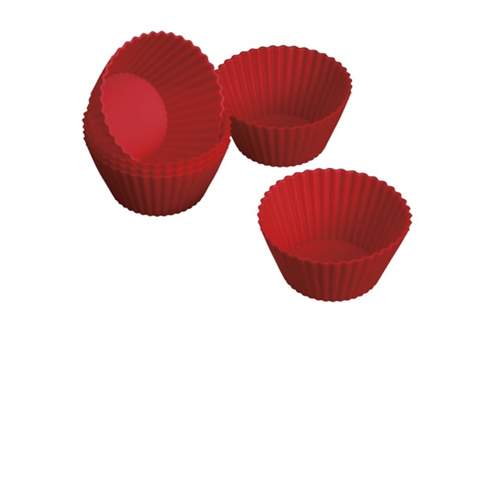 Silikonowe foremki do babeczek Juliette – 6 sztuk w zestawie