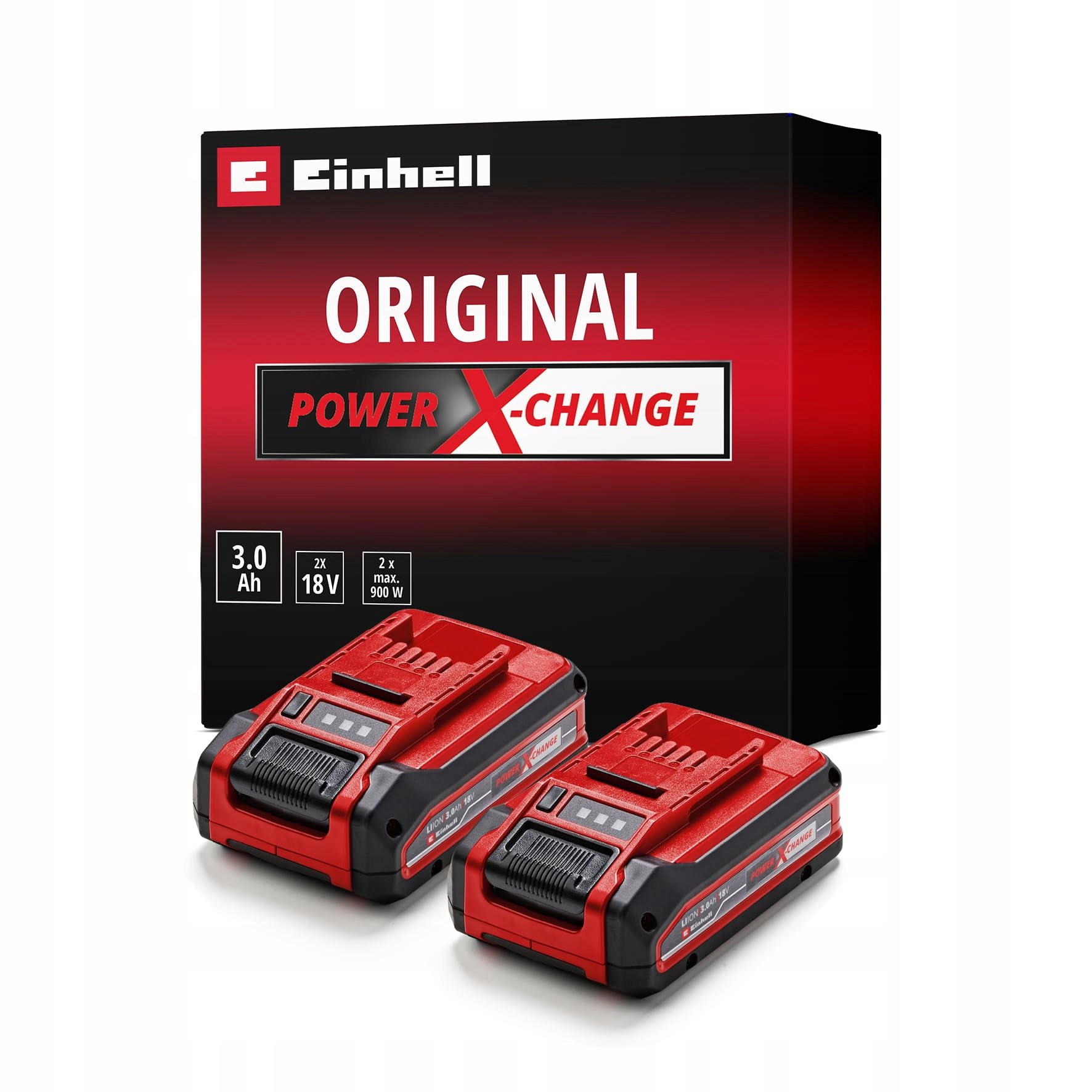 Akumulator Einhell Power-X-Change Plus TWIN-PACK 18V 3,0Ah – Niezawodne zasilanie dla Twoich urządzeń