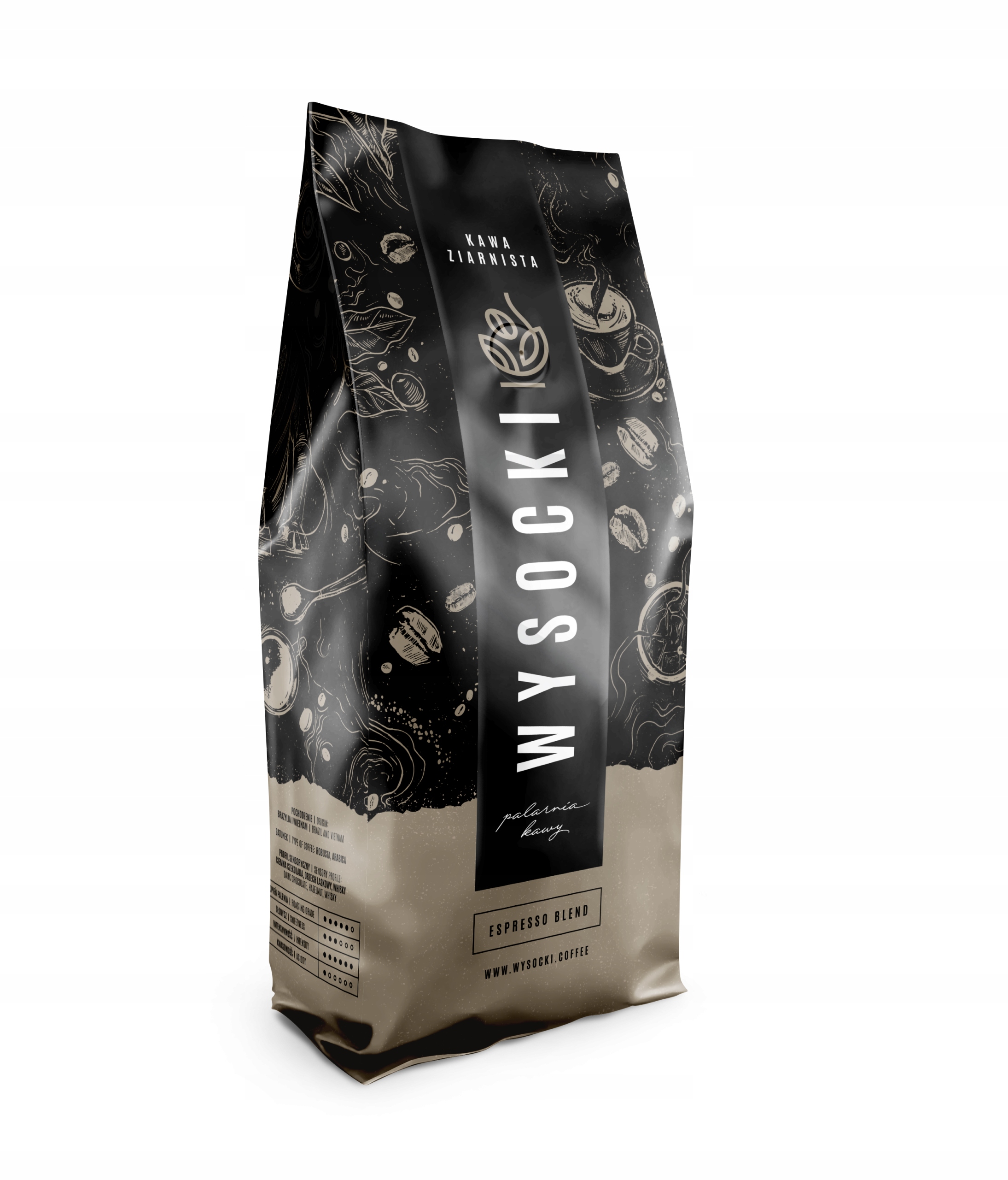 Espresso Blend – Mocna kawa ziarnista z nutą whisky