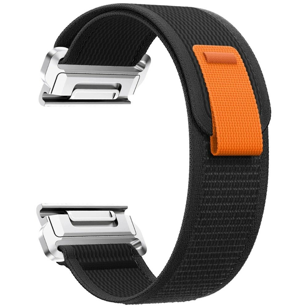 Pasek Wild Path Loop Watch do Garmin tactix 7 - Pro Ballistics Edition/Descent Mk2i/D2 Charlie/Enduro/fenix 3 czarno pomarańczowy – Styl i funkcjonalność w jednym