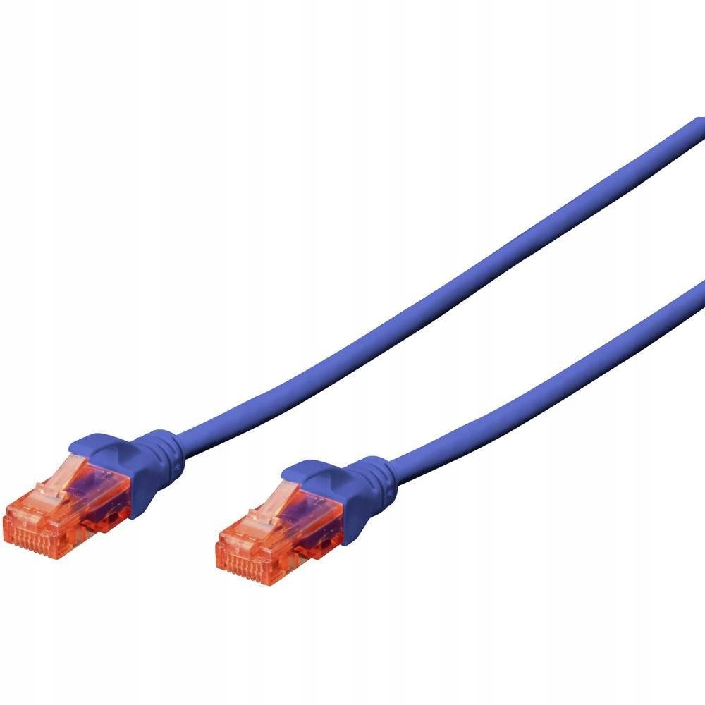 Patchcord U-UTP Cat6 LSZH 0.5m Niebieski – Idealne połączenie dla Twojej sieci